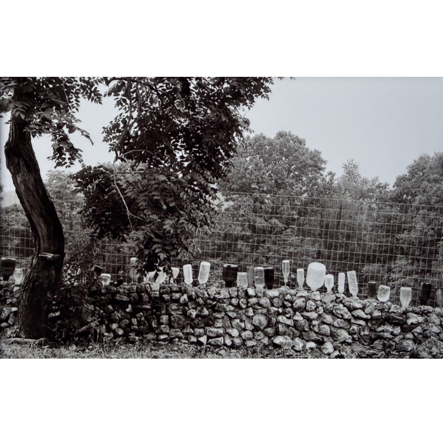 "Evil Spirits Trap" Black and white photo approximately 4" x 6" , matted, NFS.