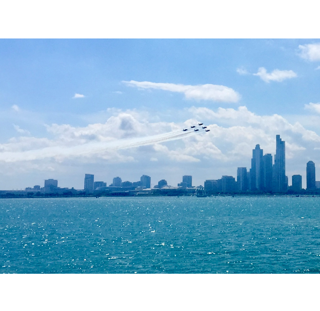 "Outer Harbor" color photograph, approximately 7" x 5", matted and framed to 13" x 13"  - $80 at gallery only.