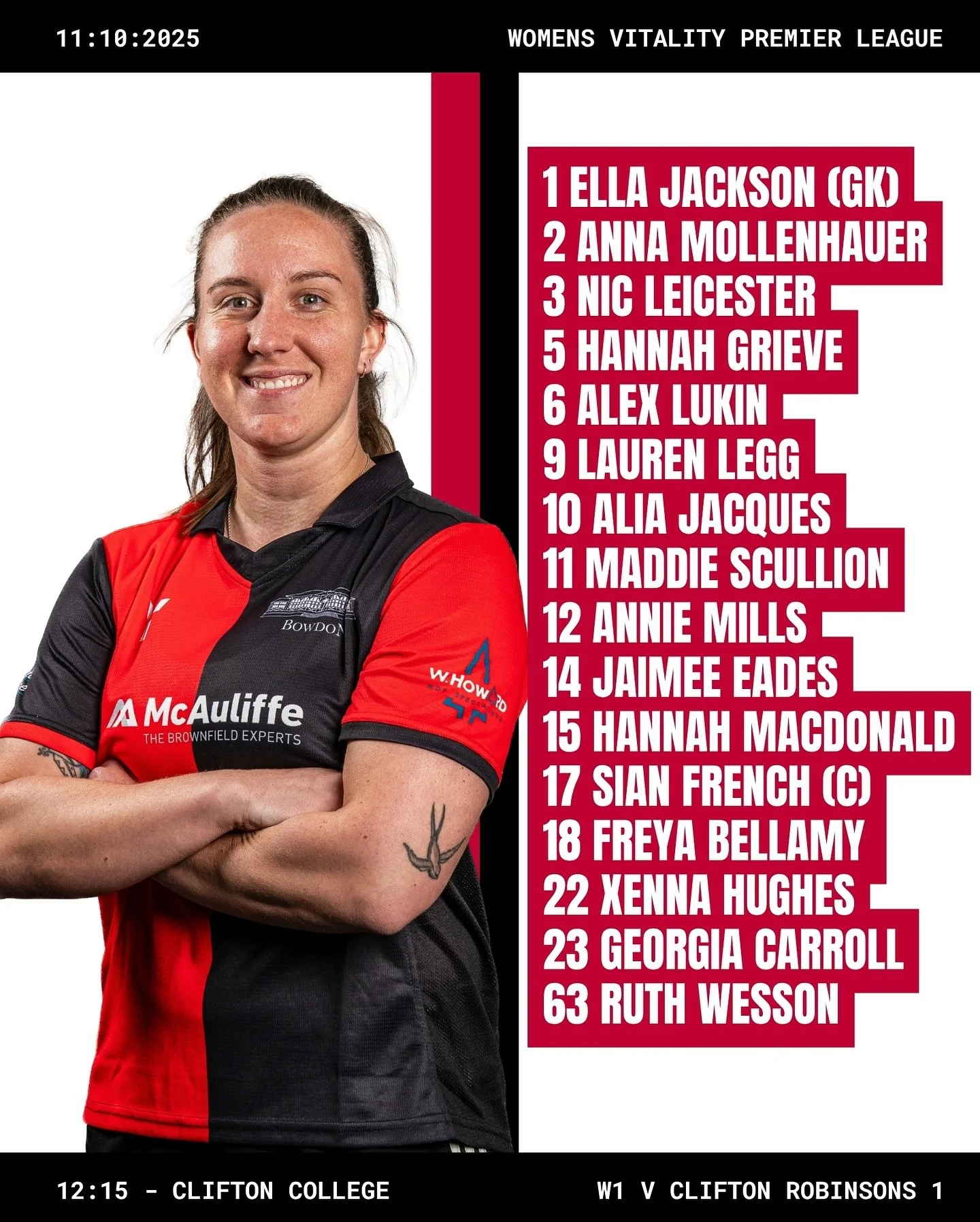 Good luck to all our teams playing this weekend ❤️🖤
