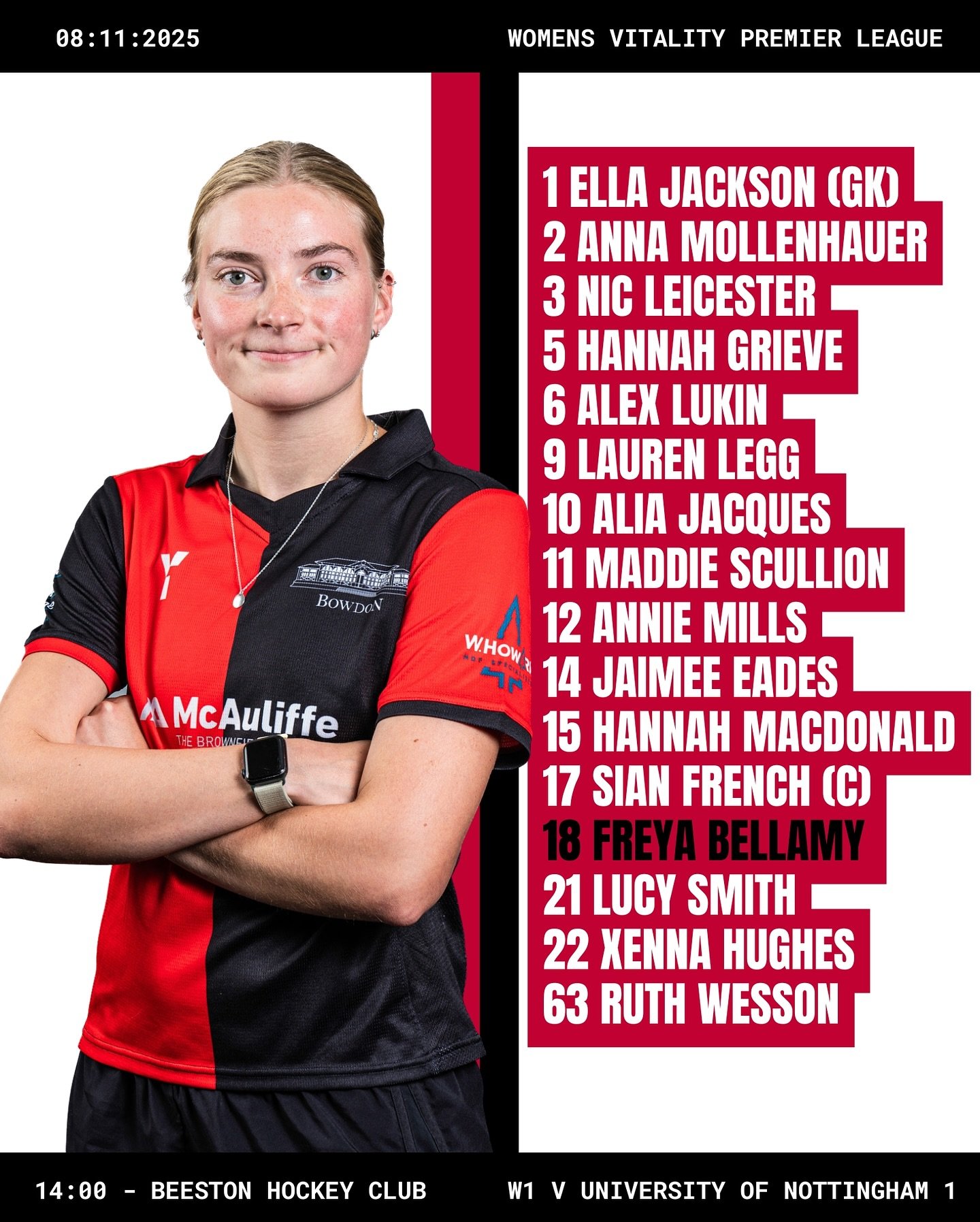 Our ladies 1s are heading down to Nottingham today for another big game! They are looking forward to continuing their good form to come away with 3 points and push them closer to the middle of the table! ❤️🖤

#redandblackattack #oneclubasoneteam