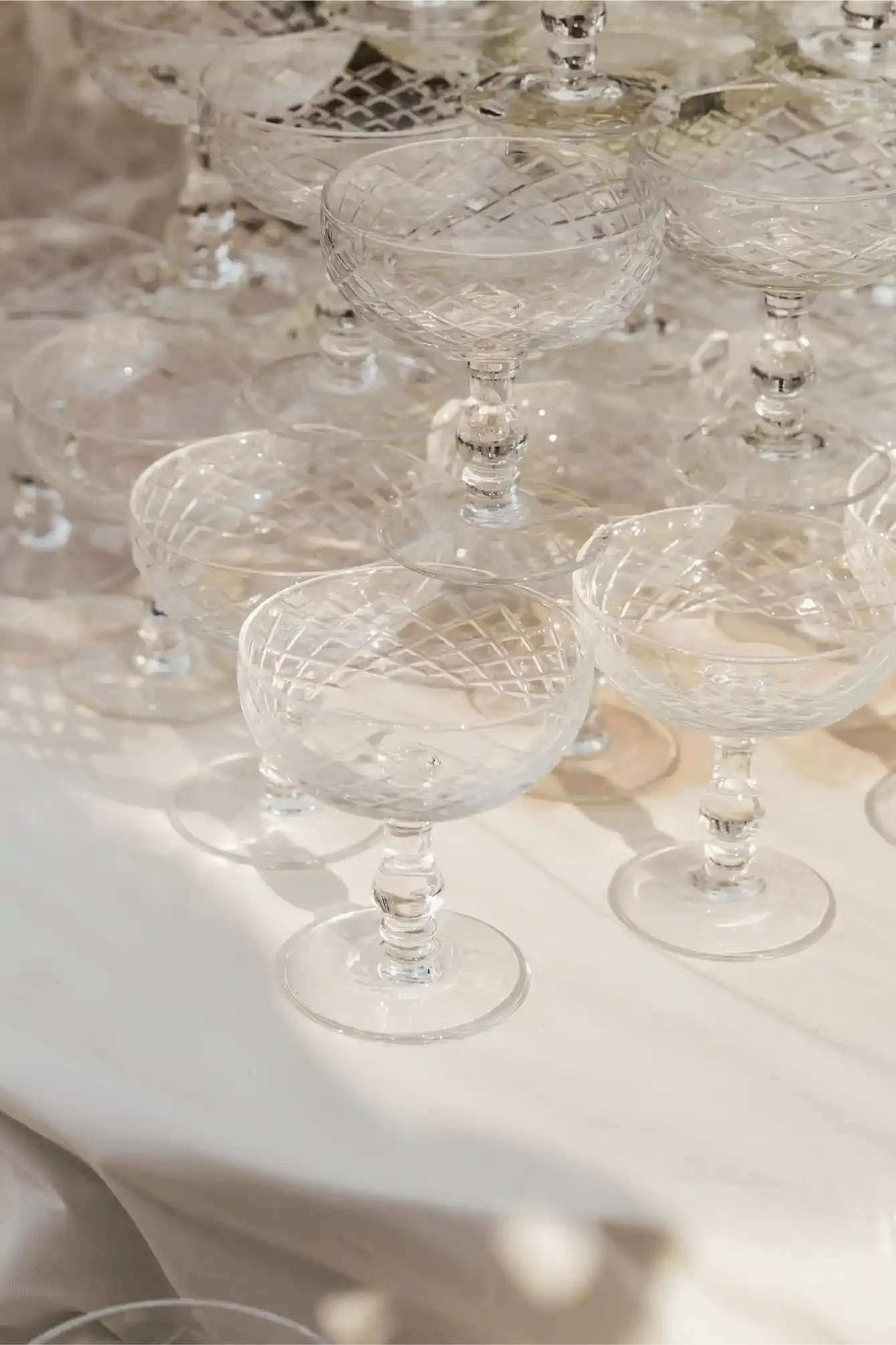 Champagne Tower Glasses