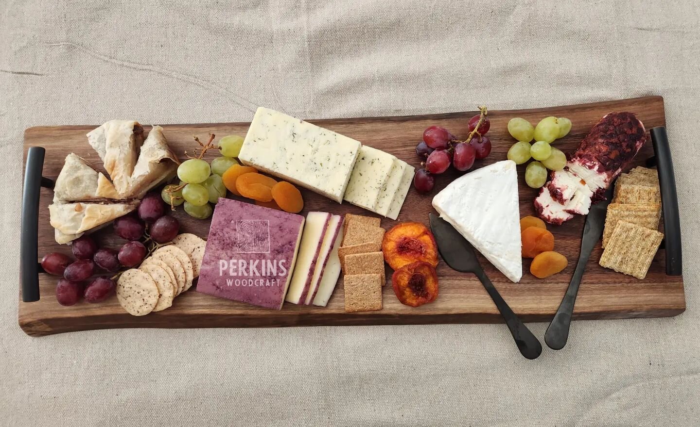 I never posted these pictures?? The Cheese Board in its full glory!!! 
#cheeseboard #cheese #charcuterieboard #charcuterieboard #brie #goatcheese #liveedge #liveedgefurniture #handcrafted #madeinamerica