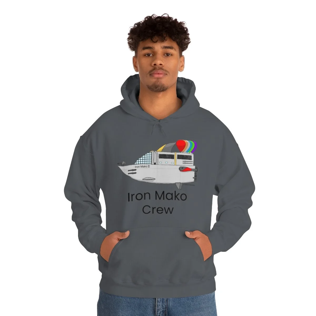Iron Mako Crew Hoodie Zosbornebooks