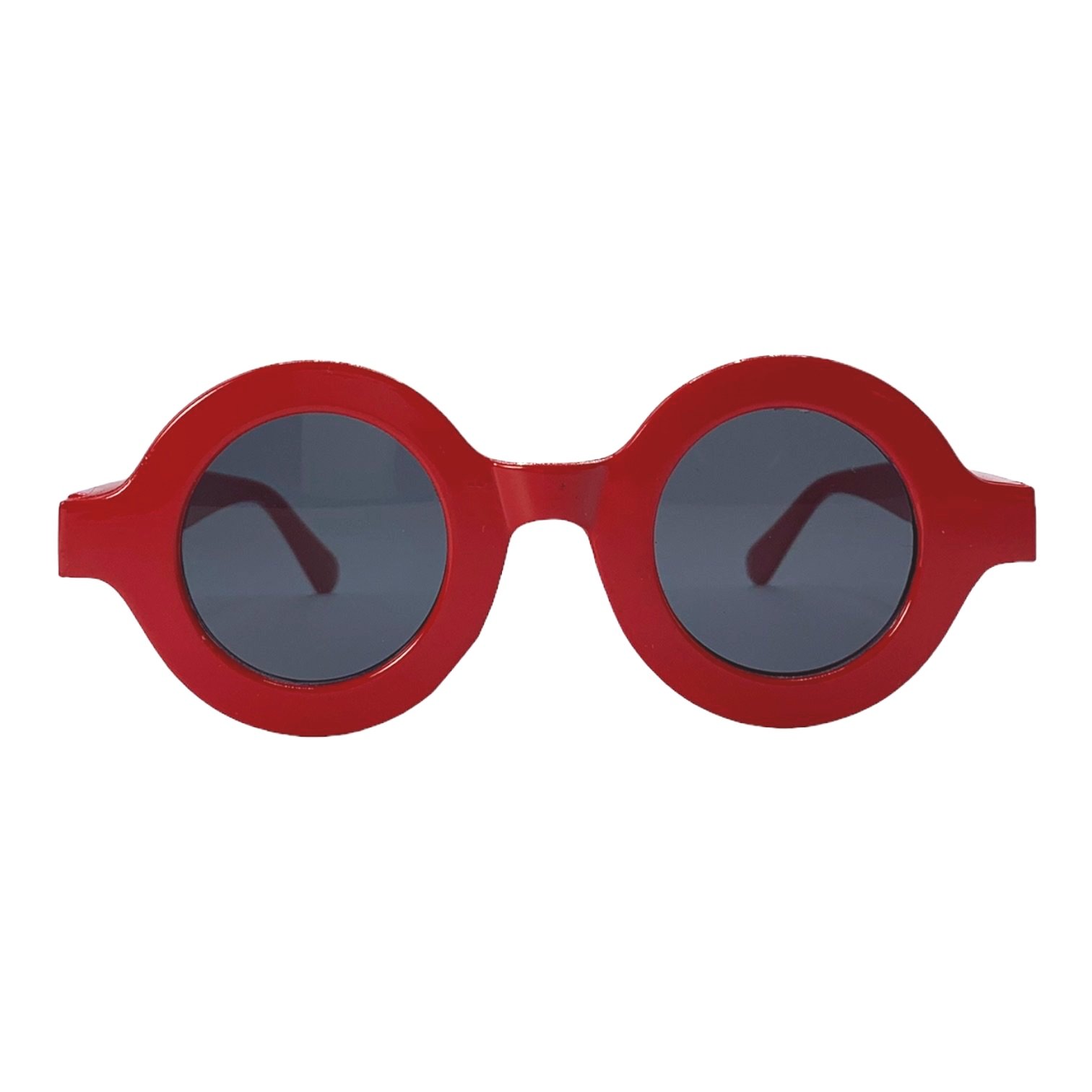 Discover more than 215 red round sunglasses