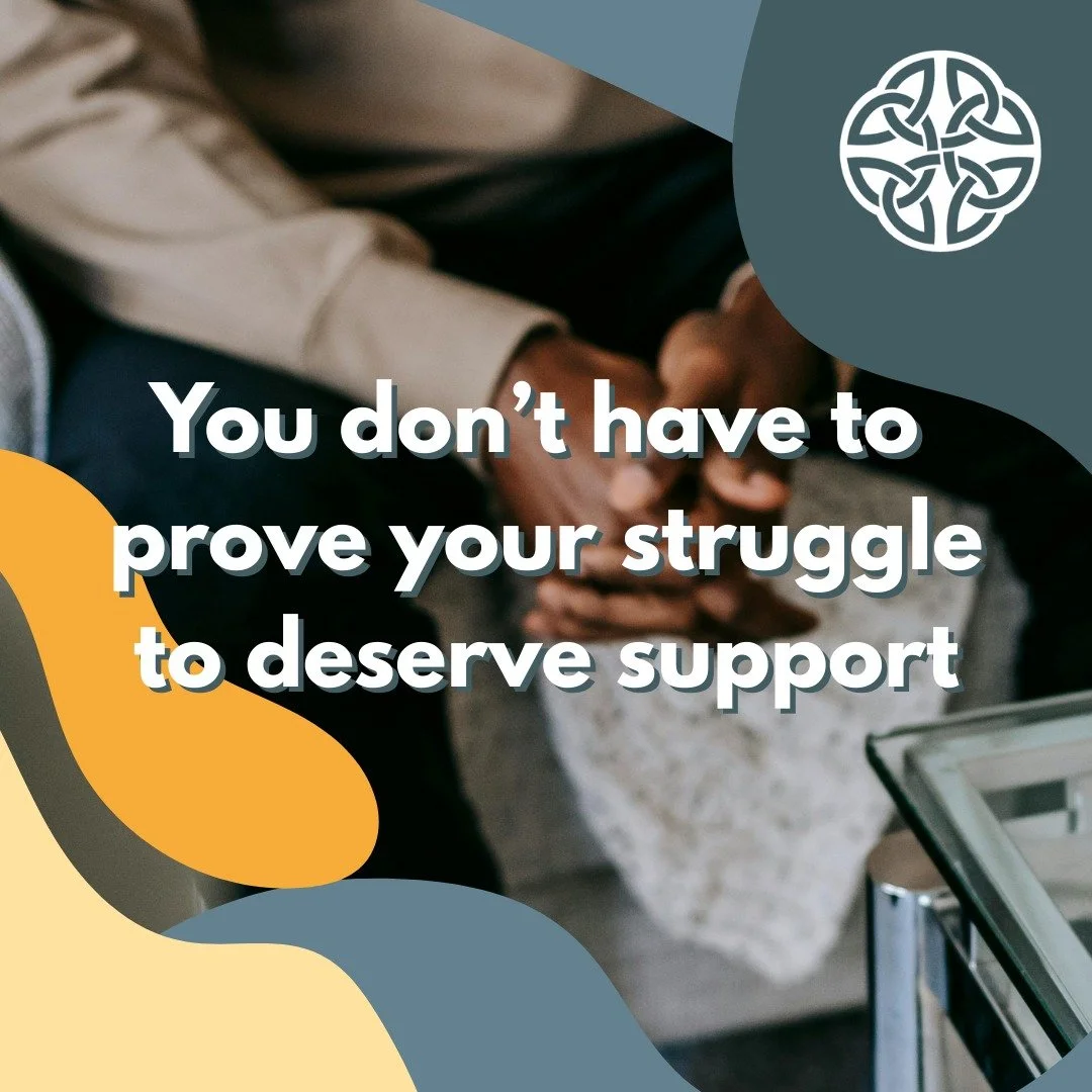 A lot of people come to therapy worried that their problems aren&rsquo;t &ldquo;serious enough.&rdquo;

But care isn&rsquo;t something you have to earn by reaching a breaking point first. Your experiences, stress, and questions are enough reason to s