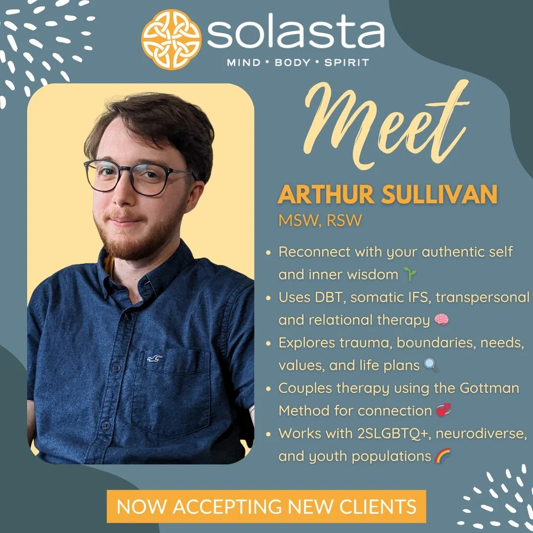 Meet Arthur Sullivan, MSW 👋

Arthur supports individuals and couples in reconnecting with themselves, building stronger relationships, and making sense of life&rsquo;s harder moments. His approach blends practical tools with curiosity, helping you b