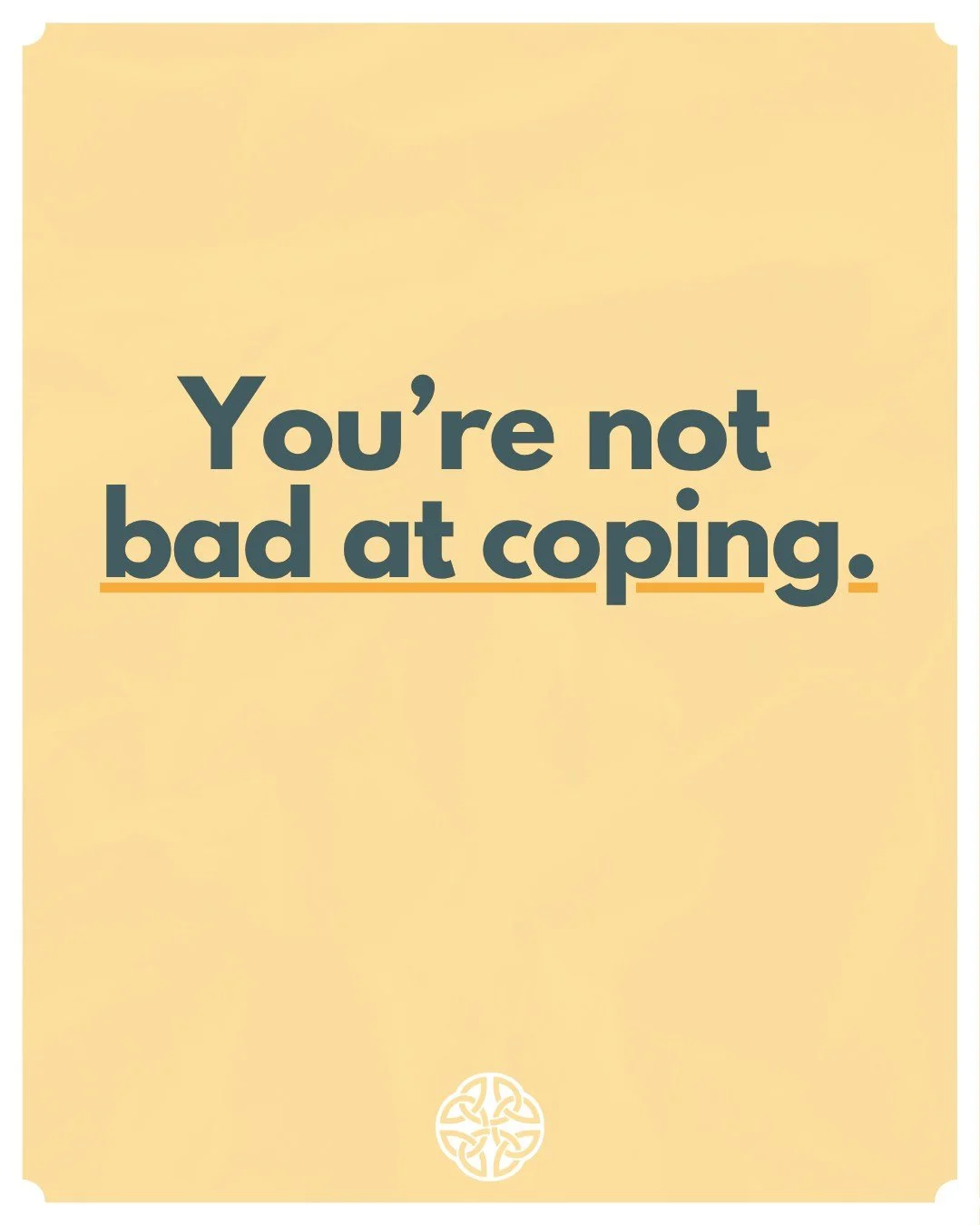 Some people aren't 'bad at coping', they just lack consistent support. Being the reliable one has a cost. Tired of holding everything alone? That makes sense. 🧠

If this feels familiar, therapy can help you redistribute the weight.
☎️ (902) 880-4211