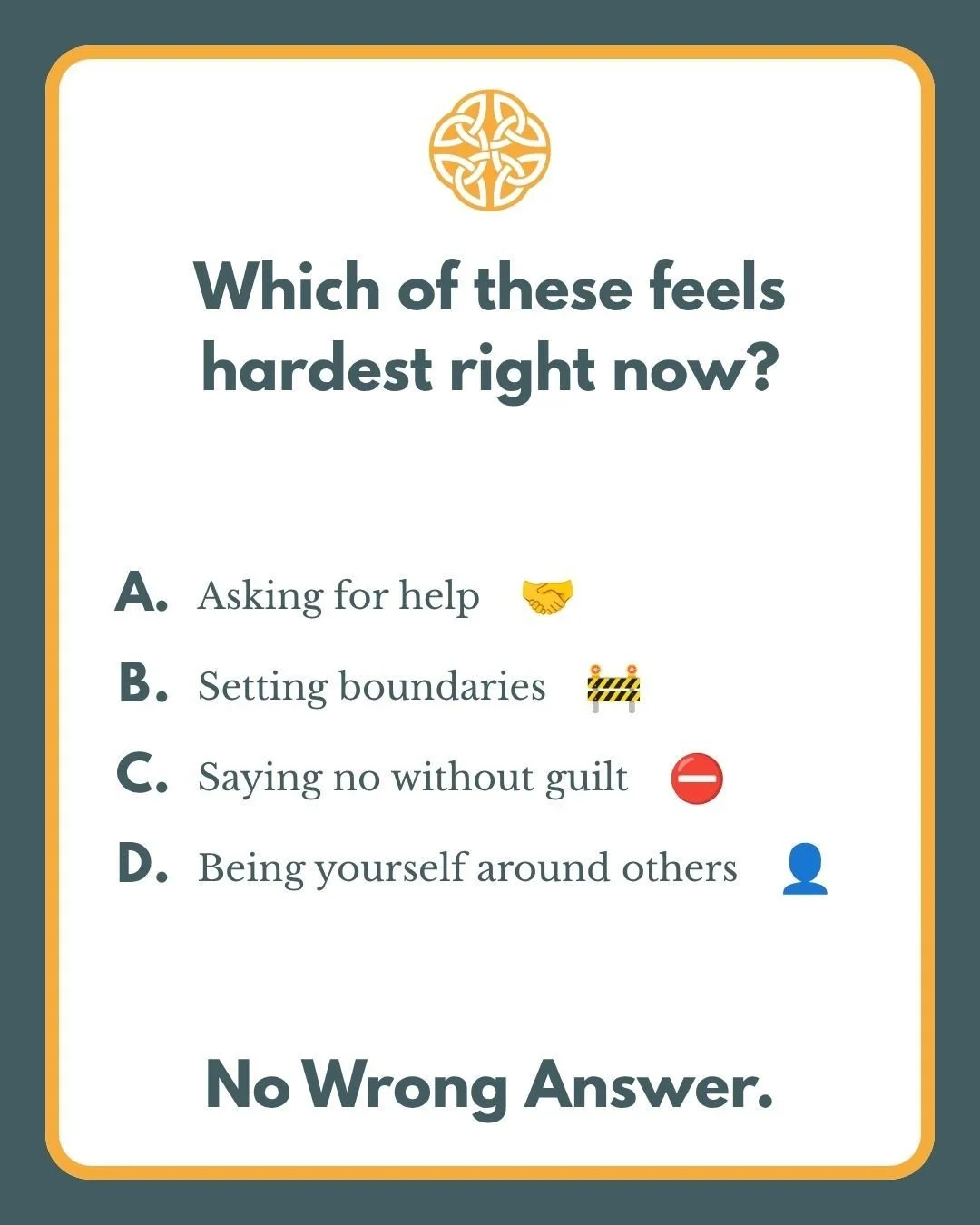 The answer can change from week to week, season to season, or even day to day. For many people, the challenge isn't knowing what they need. It's feeling safe enough to express it.

Drop a letter in the comments if you'd like. No explanations required