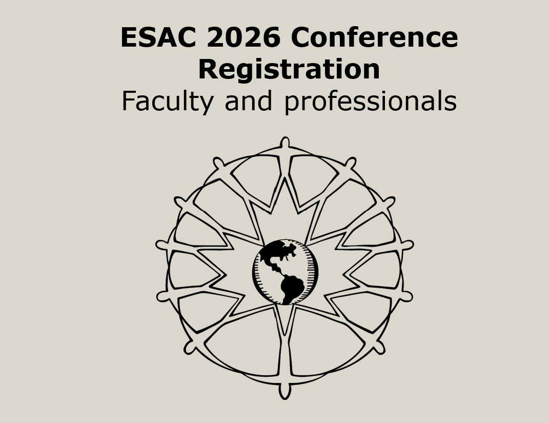 ESAC Conference registration - Faculty and professionals