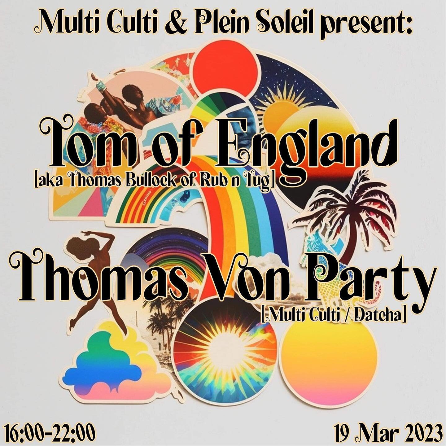 It&rsquo;s Sunday! And we have a surprise for you 🥳
I&rsquo;m really excited to have @vonparty hosting his first @multicultifamily gathering in the new space we co-creating!
We&rsquo;ll have @tomofenglandland playin, I heard him play last night and 