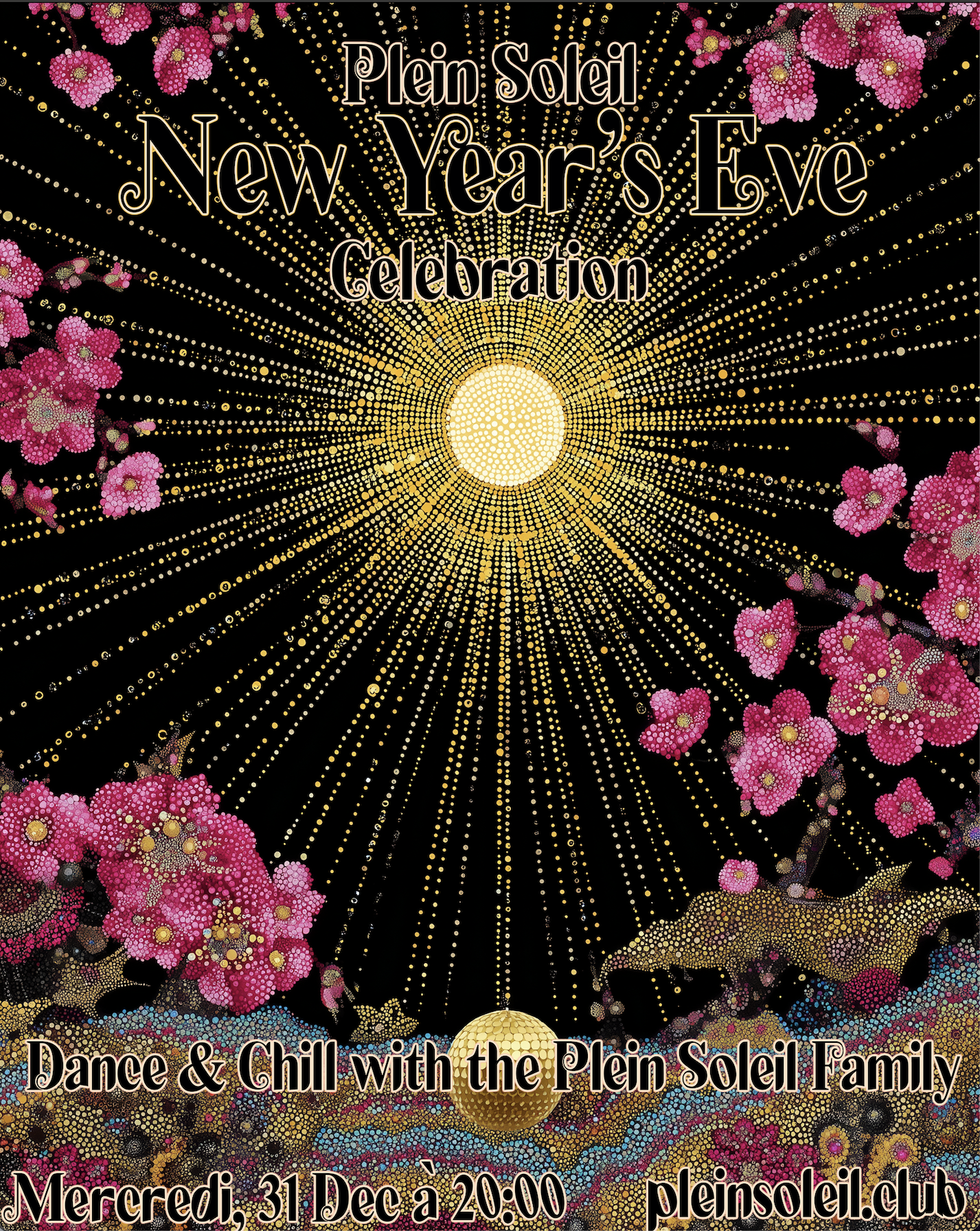 NYE Celebration with our Plein Soleil Family