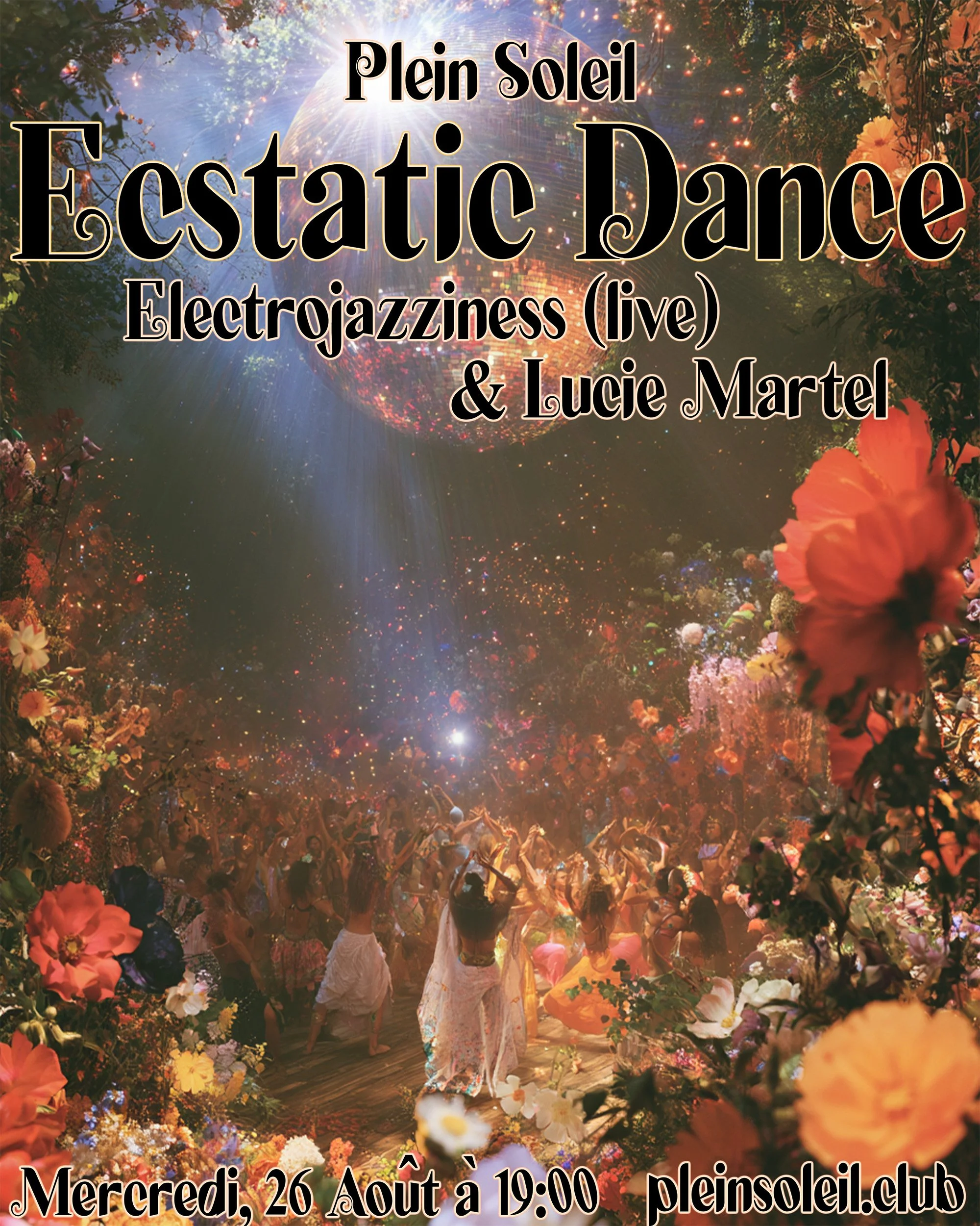 Ecstatic Dance ∞ Live Muscic ∞ Electrojazziness &amp; Lucie Martel 