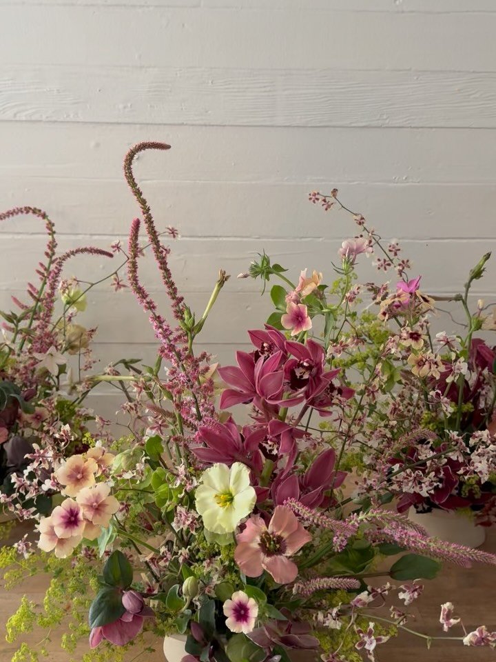 In the studio for E&amp;K. Love me a little mid-week intimate ceremony, as Spring spoils us again and again with all her beautiful bounty.