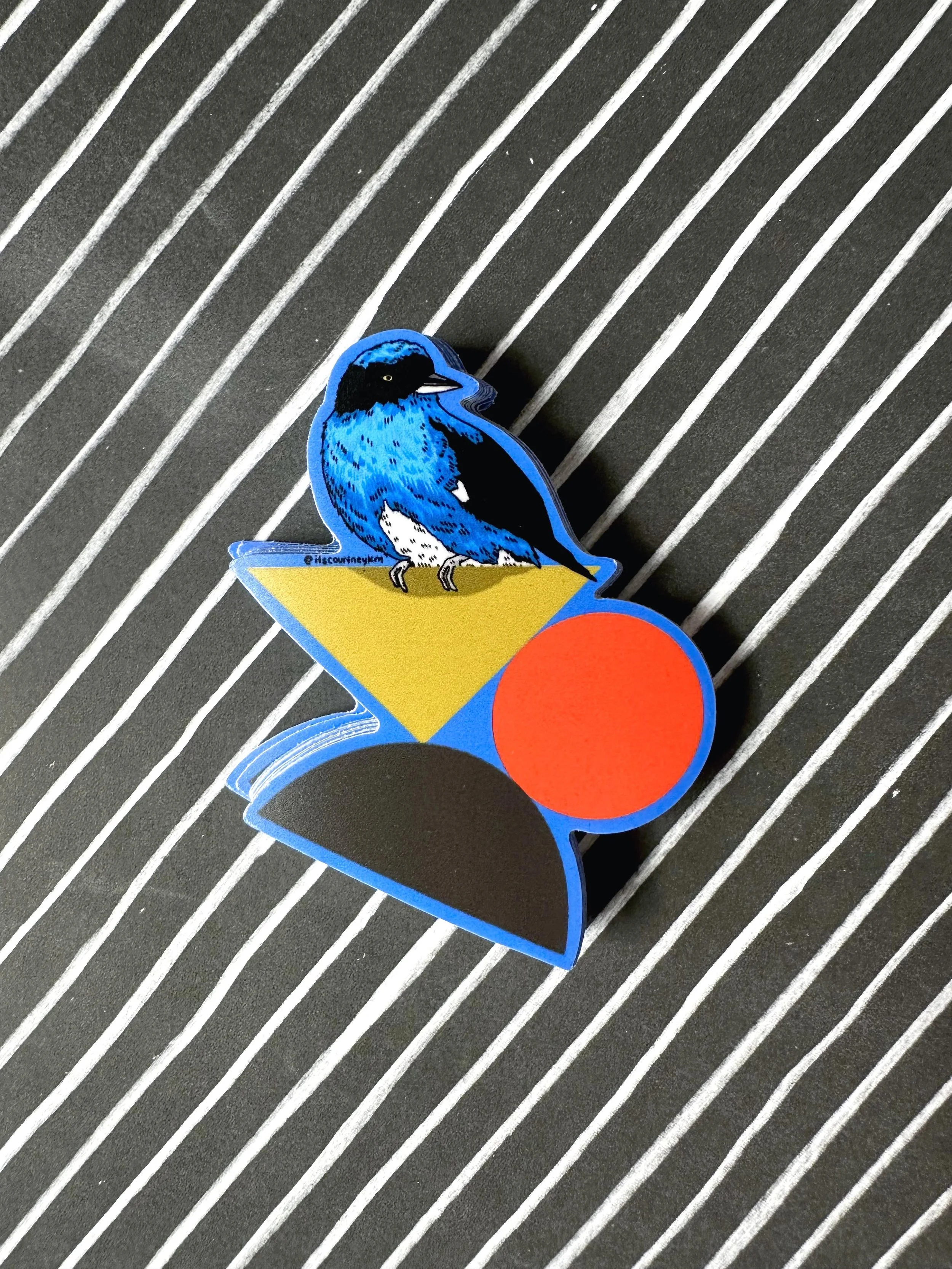 Swallow Tanager Vinyl Sticker