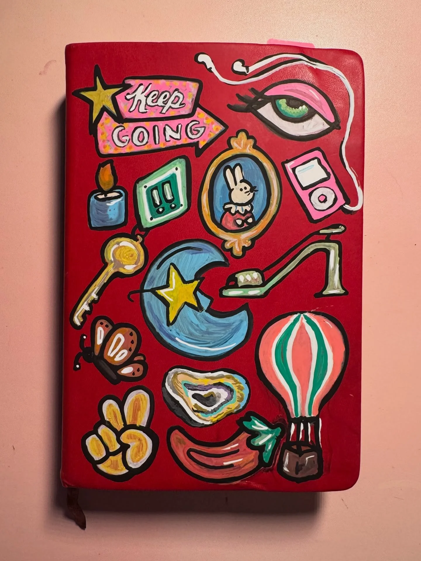 one thing about me is i love drawing on leather