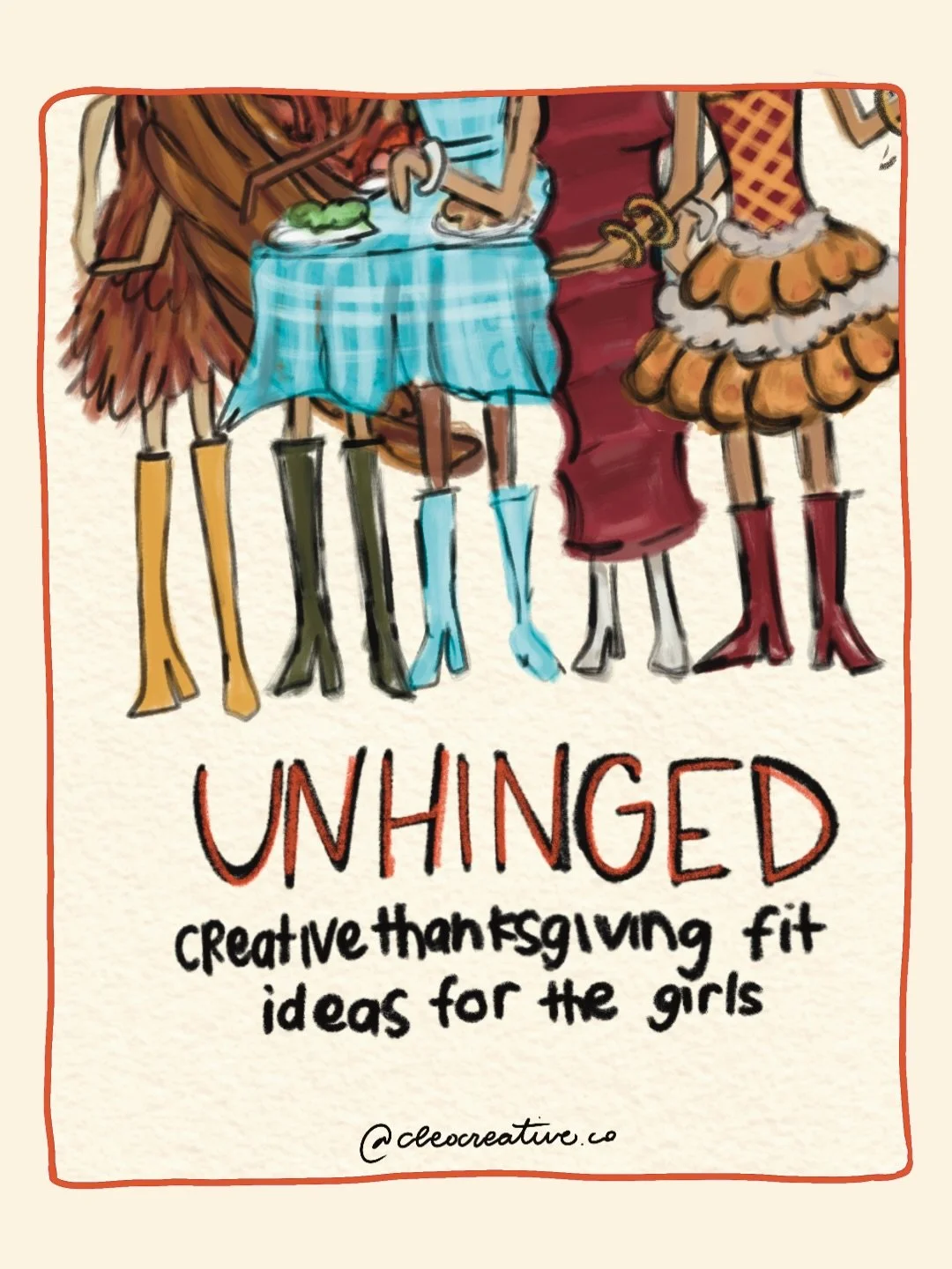 it&rsquo;s giving thanks ✨🦃🍗 some insane outfit inspo for anyone looking to steal the show on thursday