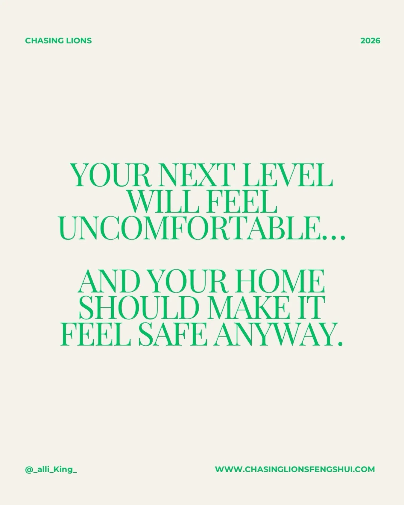 I see you, girl. 👏👏👏
Doing the work and building something cool, helpful and inspiring - even though the world is burning down. Keep going. 🫶

Leveling up feels uncomfortable.

Let&rsquo;s make sure your home, office&hellip;.your car for goodness
