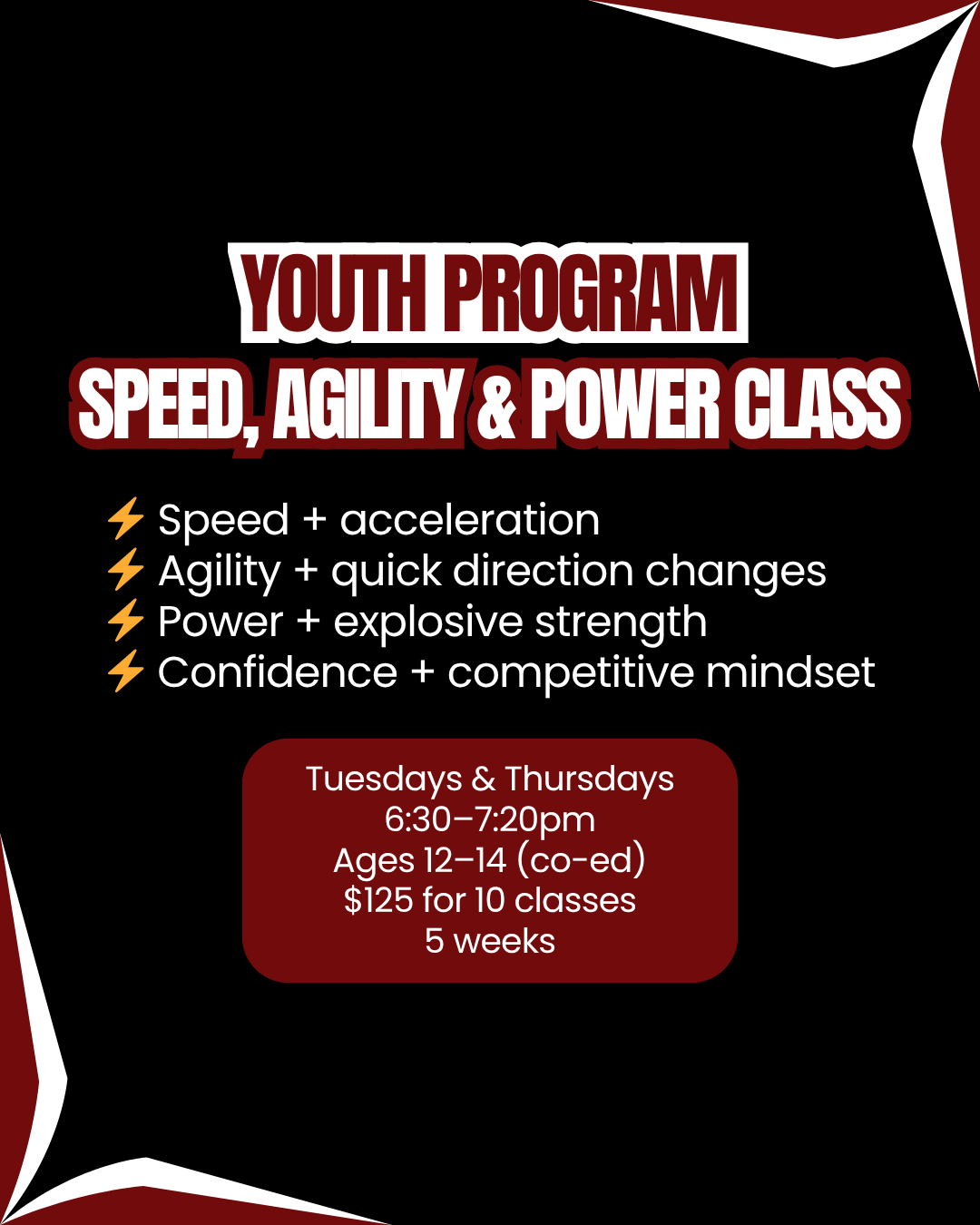 Speed, Agility & Power Youth Class