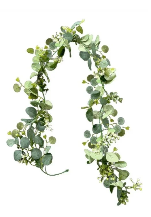 Eucalyptus Strand, approx 5' long, Qty 5