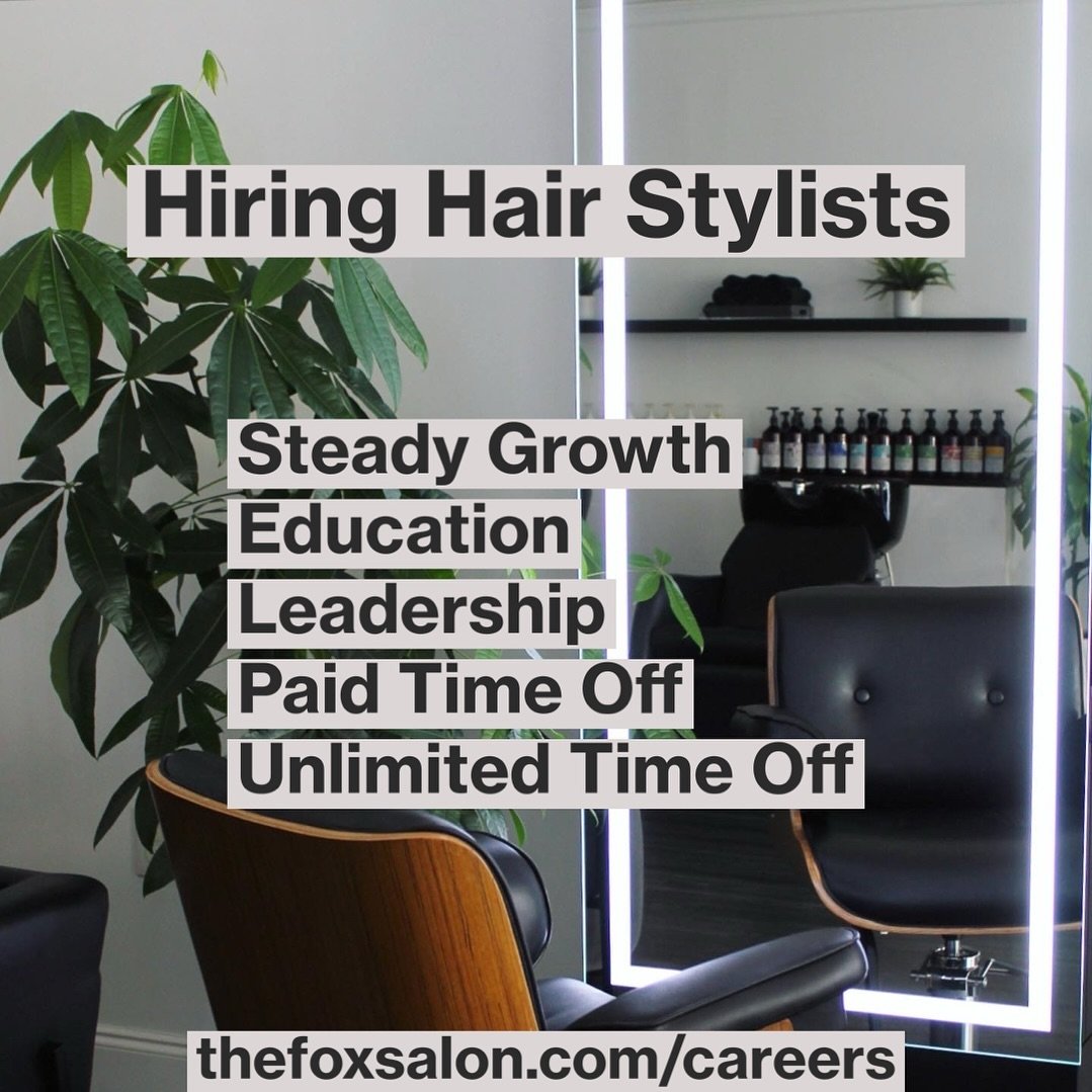 Join our team and let your talent shine! 💫 We&rsquo;re on the lookout for skilled hairstylists who love providing luxury customer service and specialize in blonding &amp; extensions. Whether you&rsquo;re a fresh graduate or an experienced profession