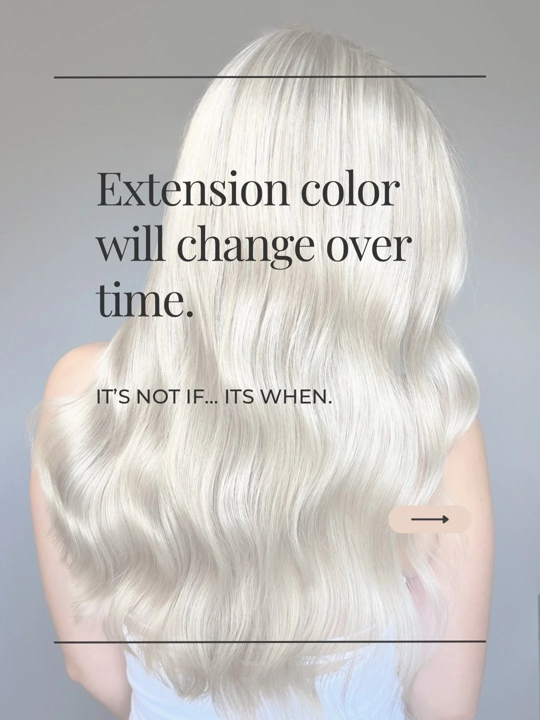 Hair extensions don&rsquo;t discolour because they&rsquo;re poor quality.
They discolour because they aren&rsquo;t living hair &mdash; and they interact with the environment differently.

Sun exposure, heat styling, SPF ingredients, pollution, hard w