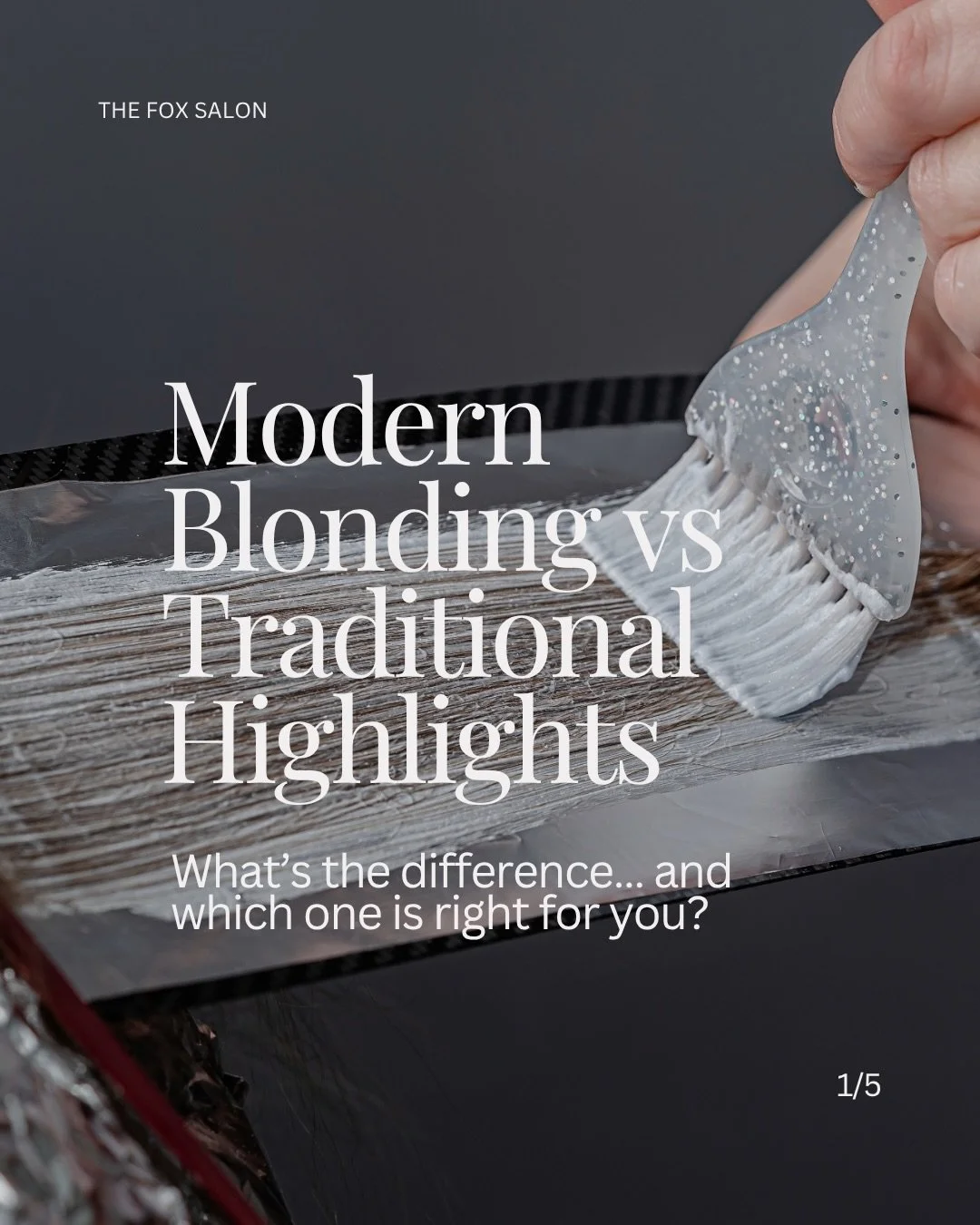 Modern blonding and traditional highlights create very different results. ✨

Modern blonding is designed for soft dimension and a natural grow-out, while traditional highlights create brighter color from root to end. Both can be beautiful when the te