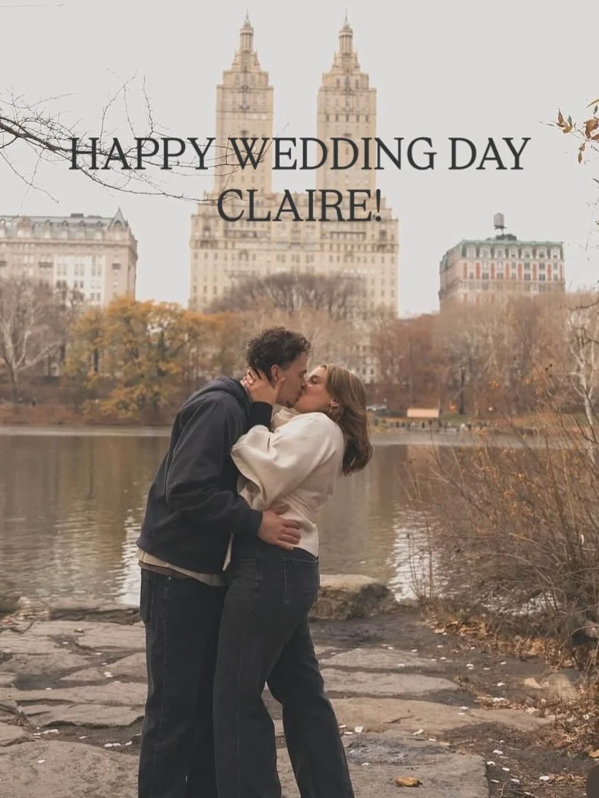 ✨ Happy Wedding Day, Claire!! 🤍💍

Today we celebrate you and the beautiful story God is writing. We are praying the Lord fills your day with His peace, joy, and abundant blessings as you begin this new chapter.

It has been such a privilege to watc