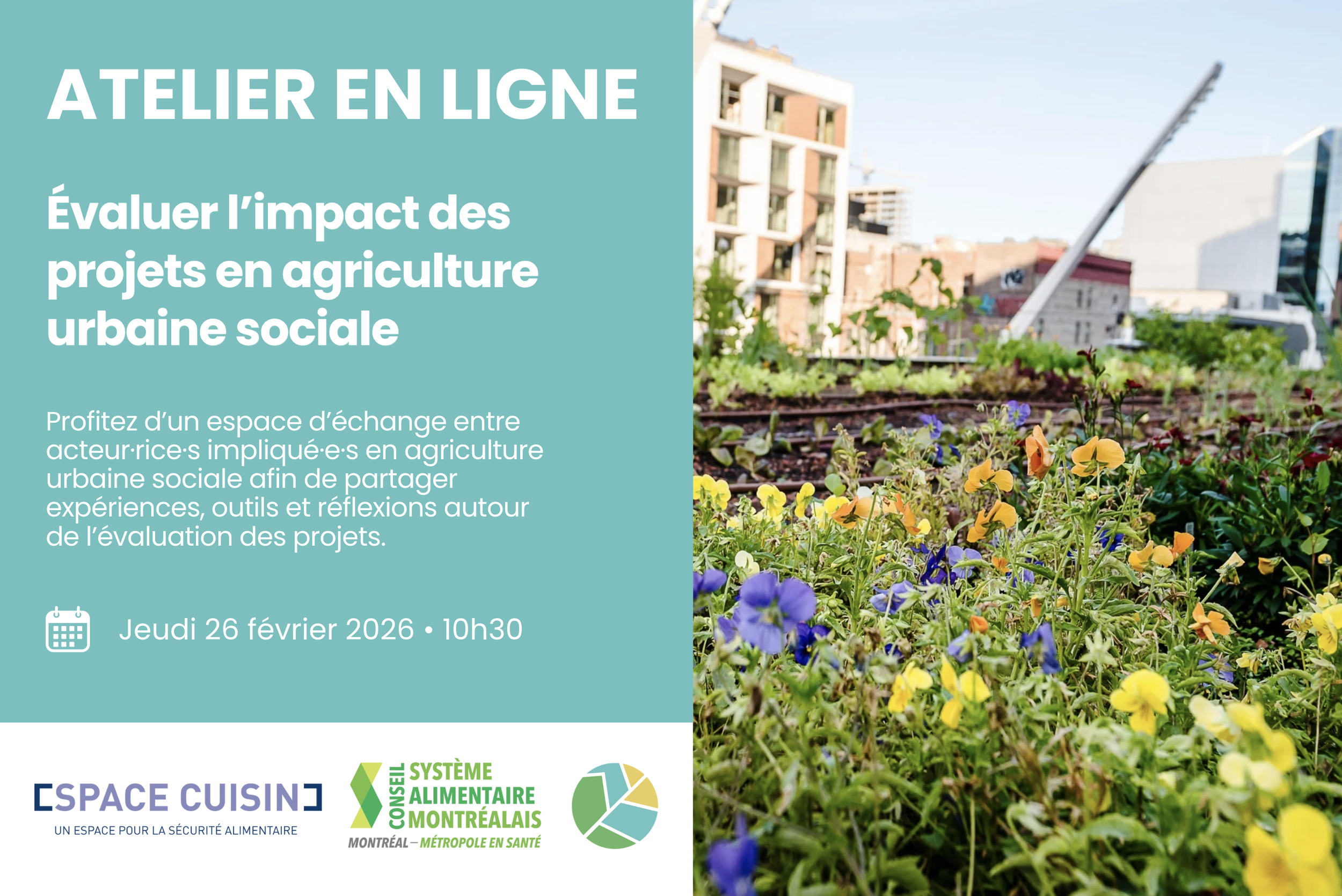 Atelier - Évaluer l’impact des projets en agriculture urbaine sociale