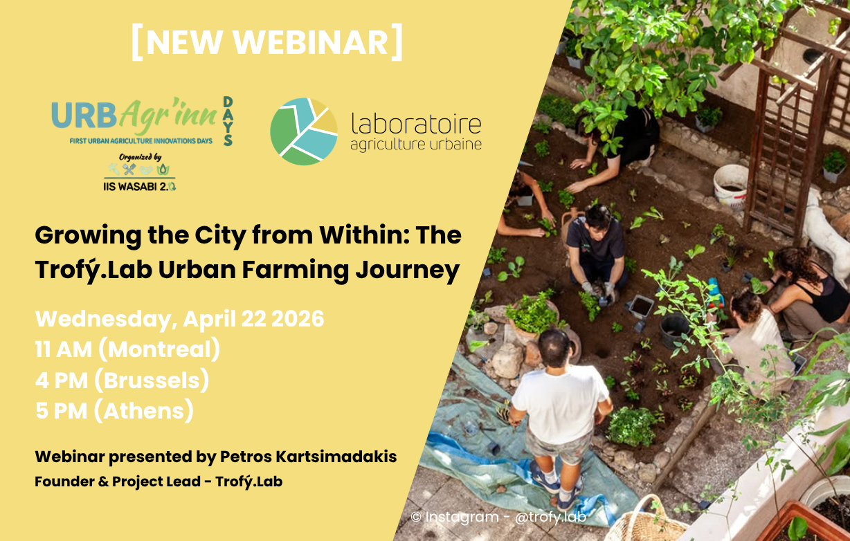 Growing the City from Within: The Trofy Lab Urban Farming Journey