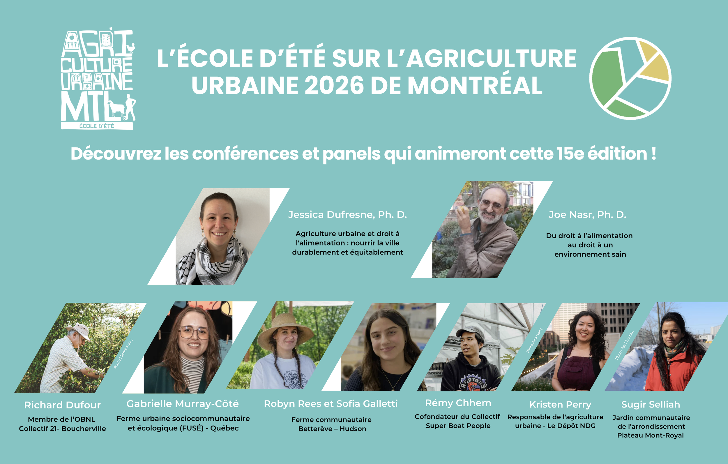 Découvrez les conférencier·ère·s et panélistes de l'École d'été de Montréal