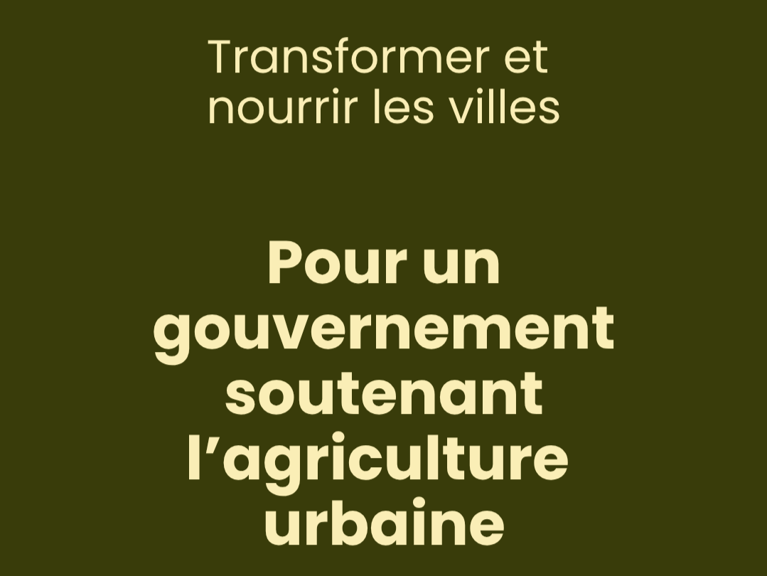 [Campagne] Transformer et nourrir la ville&nbsp;: pour un gouvernement soutenant l’agriculture urbaine