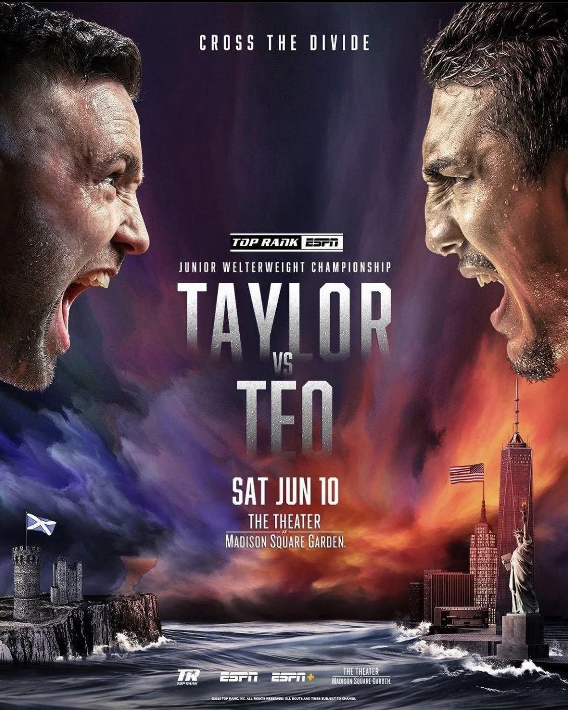 Former Undisputed super lightweight champion Josh Taylor set to clash with Teofimo Lopez in NYC.