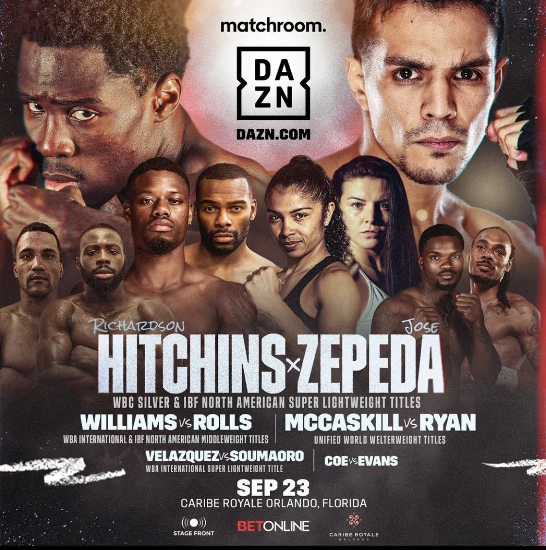 Hitchins to headline against Zepeda in first Main-event on Dazn.
