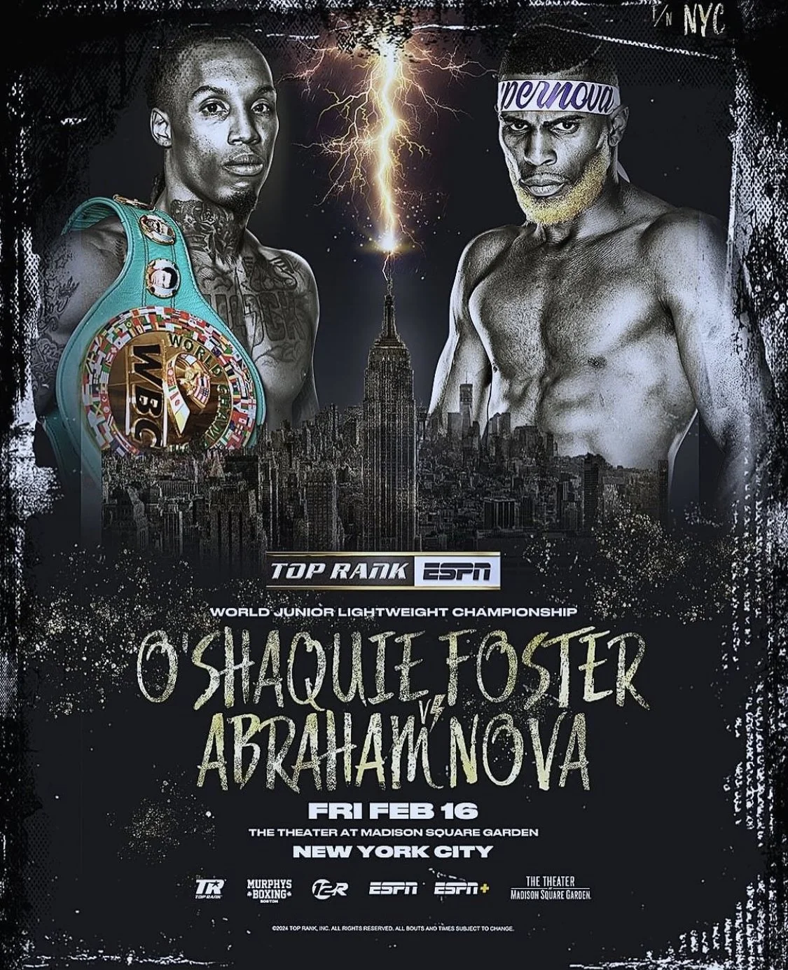 Foster to defend WBC Super featherweight title vs Nova.