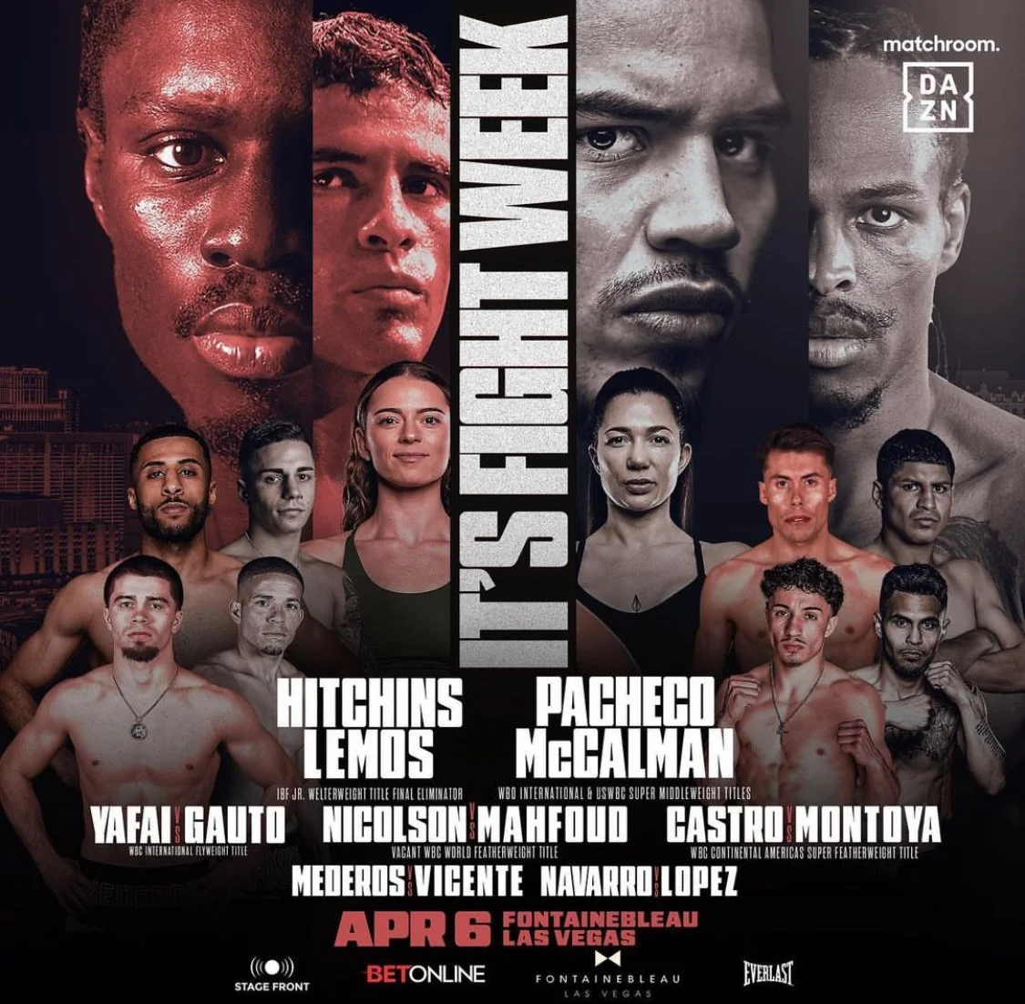 Hitchins looks to secure world title shot.