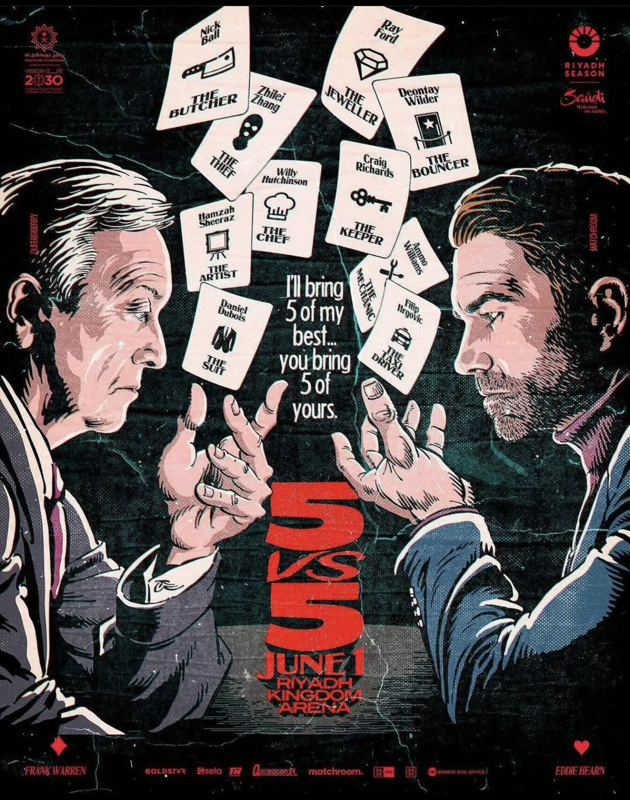 Former World champion Wilder takes on Zhang in firework Main event. 