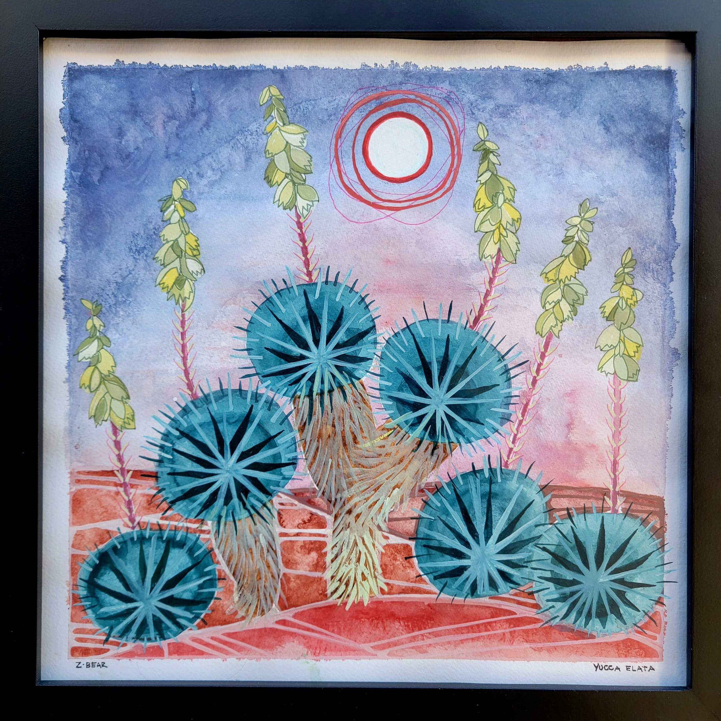 ORIGINAL WATERCOLOR Soaptree Yucca