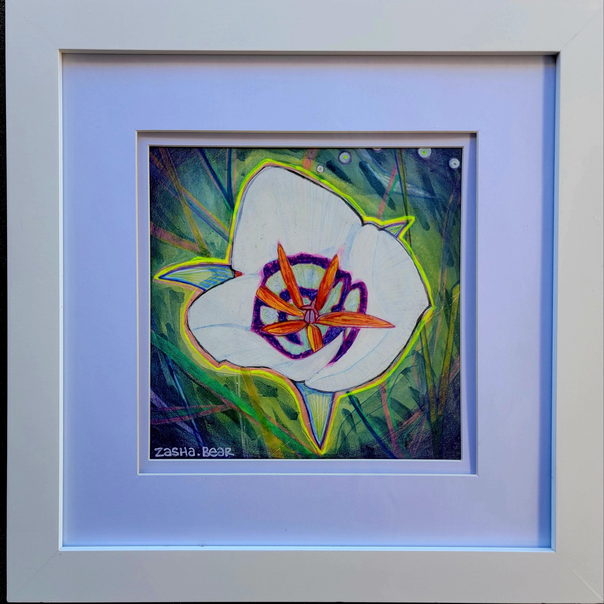 ORIGINAL WATERCOLOR Mariposa Lily