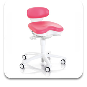 Pink Dental Stool