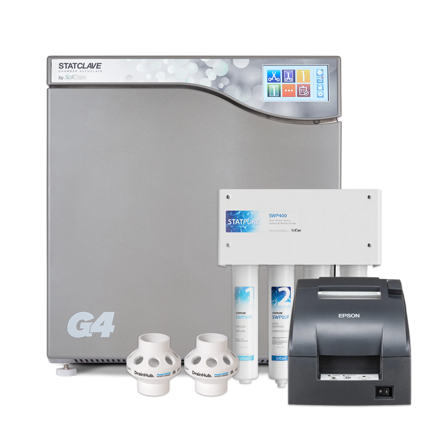 Cybersecure SciCan StatClave G4 Instrument Steam Sterilizer with Printer - UGSG4621103-G
