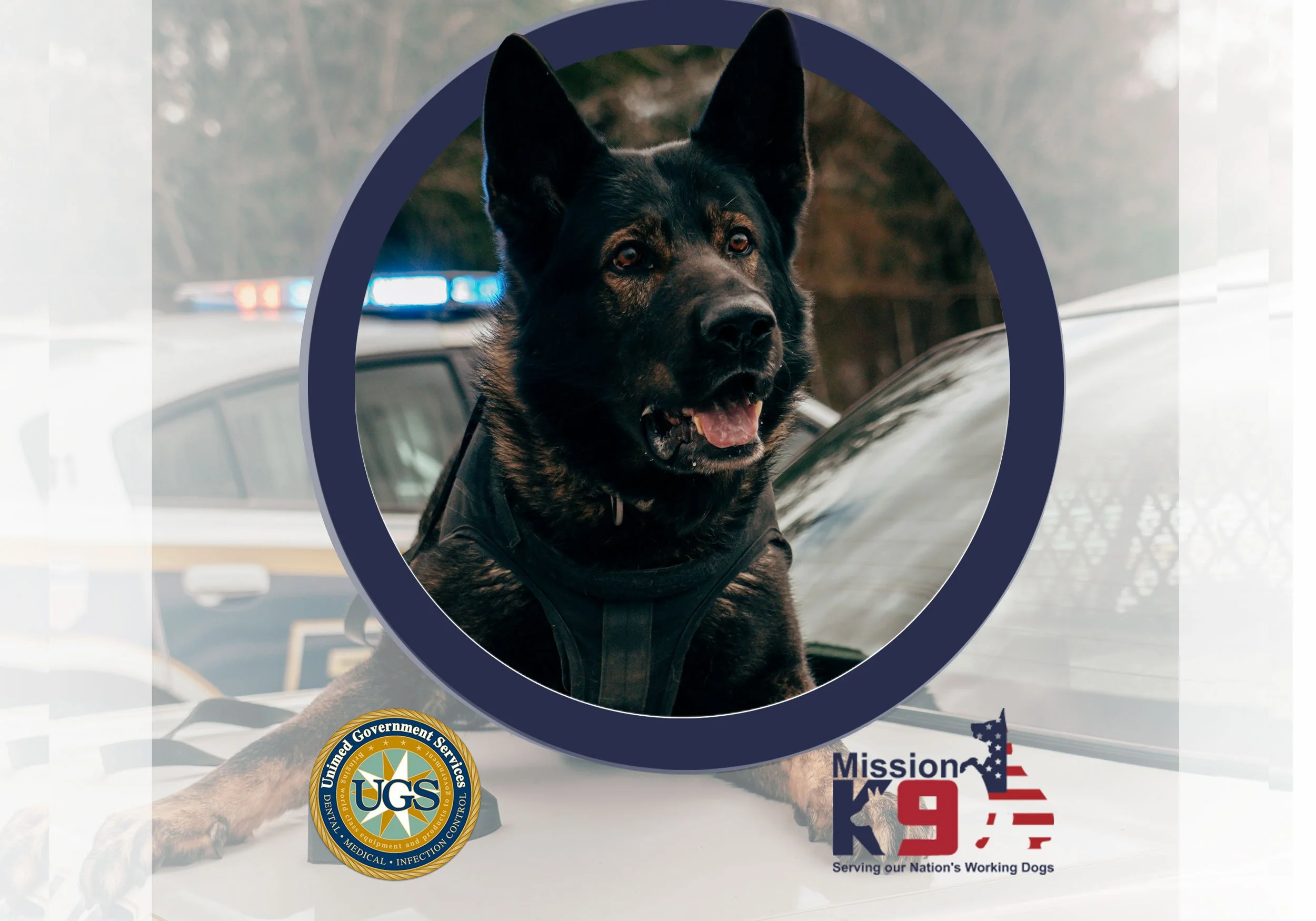 Supporting Our Canine Heroes: UGS Donates to Mission K9 Rescue