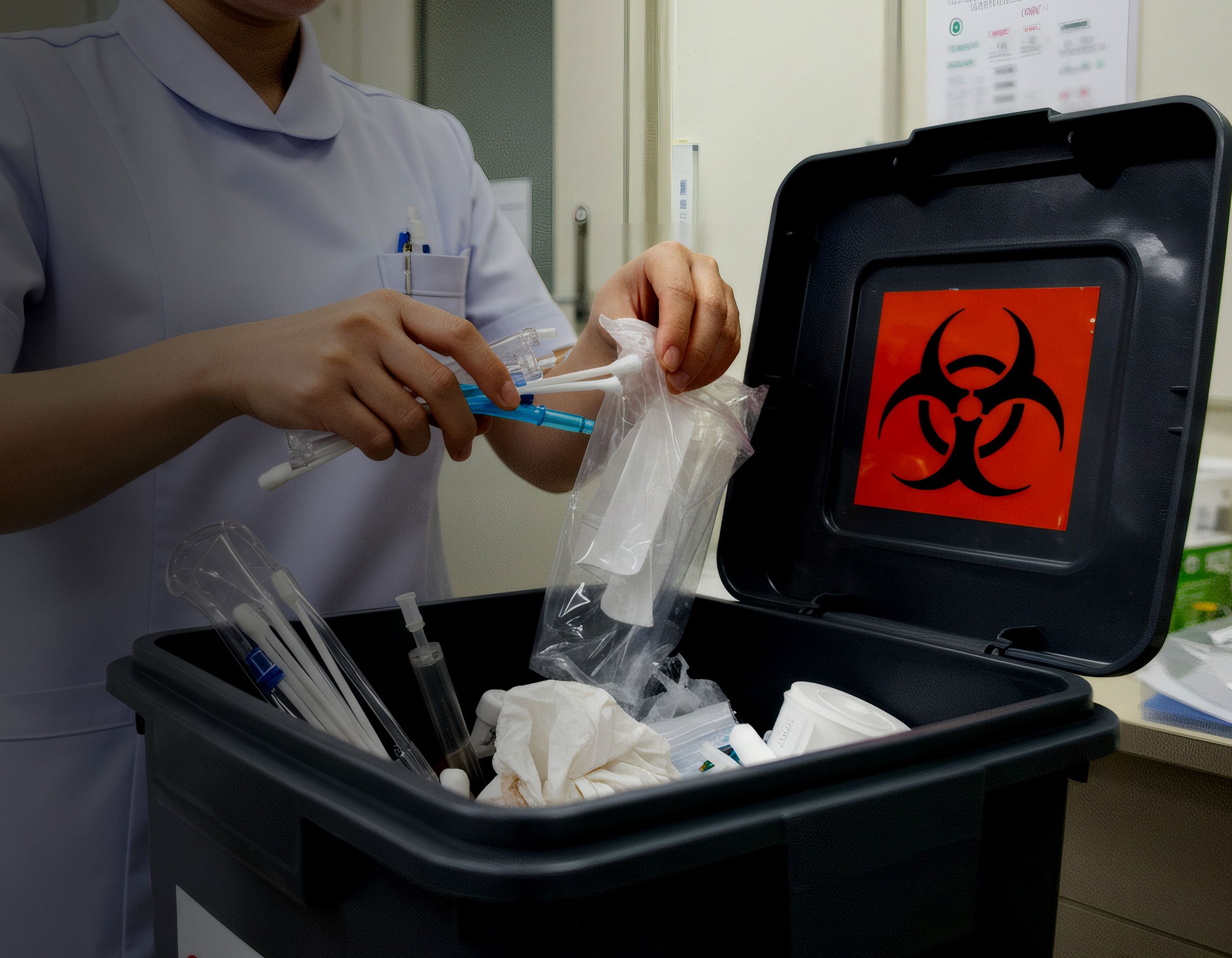 Medical Sharps Disposal Containter