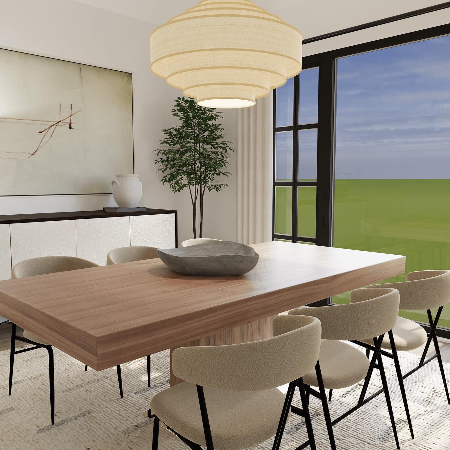 The design vs. The inspiration 😍

#interiorinspo #homedecor #interiordesign #diningroom #neutraldecor #summeriscoming #naturalinteriorstyles #diningtabledecor