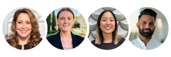 four smiling mission edge nonprofit expert headshots