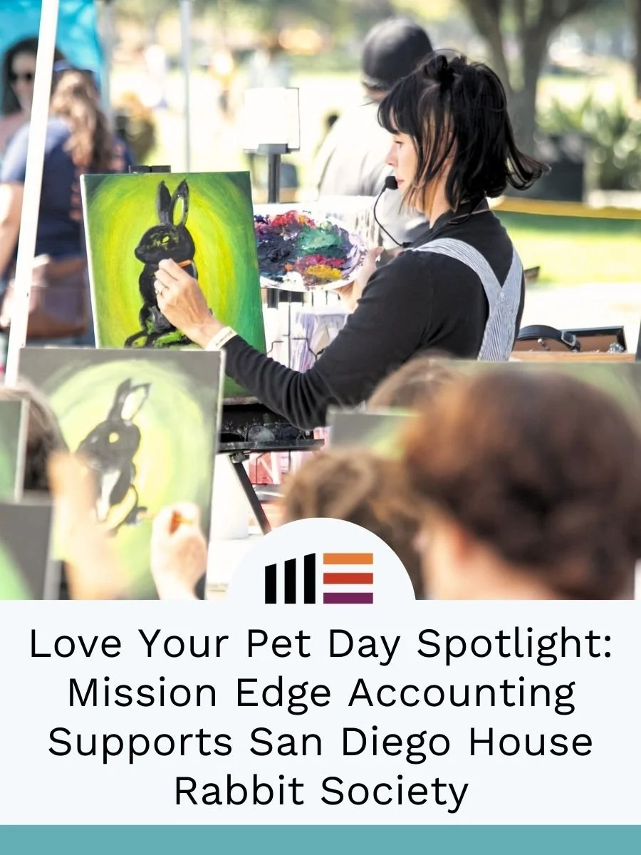 Love Your Pet Day Spotlight: Mission Edge Accounting Supports San Diego House Rabbit Society
