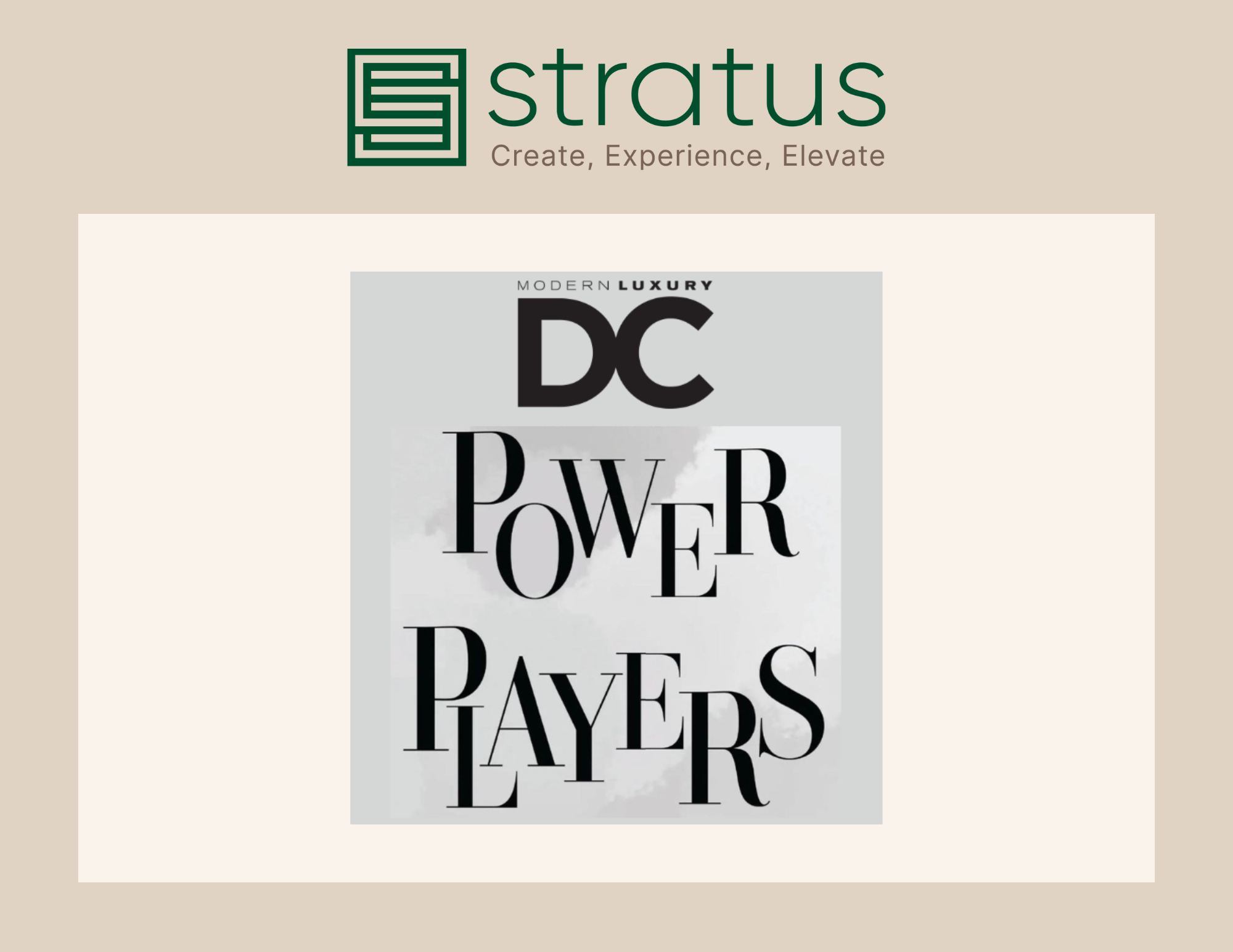 Stratus Firm Recognized as a 2023 Power Player Team by Modern Luxury