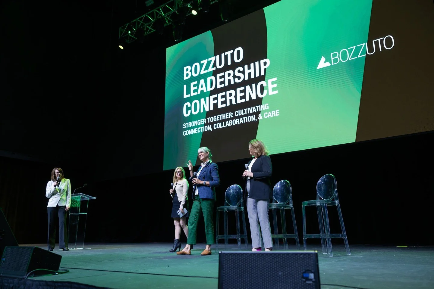 Two days of connection, learning, and celebration at the Bozzuto Leadership Conference 2025! 

Day 1 highlights: Registration, lunch with colleagues and Tom Bozzuto, a powerful State of the Business, engaging breakout sessions, and an inspiring fires