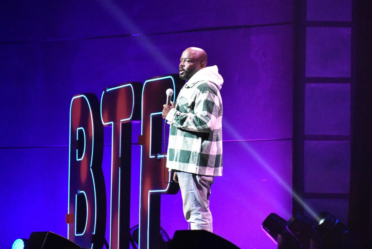 Laughter took center stage at Because They&rsquo;re Funny Comedy Festival 2025.

Stratus Firm was thrilled to support the production of this unforgettable festival experience, helping transform the space into a vibrant stage for performers and guests