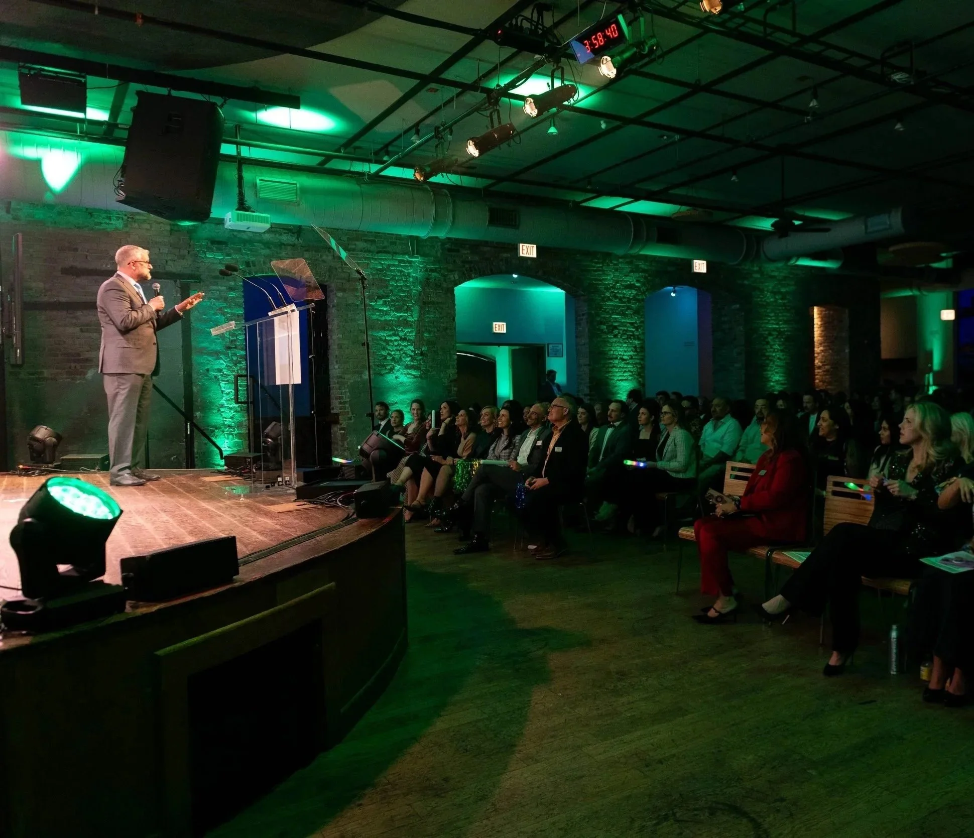 Man onstage during Bozzuto 2026 BMA