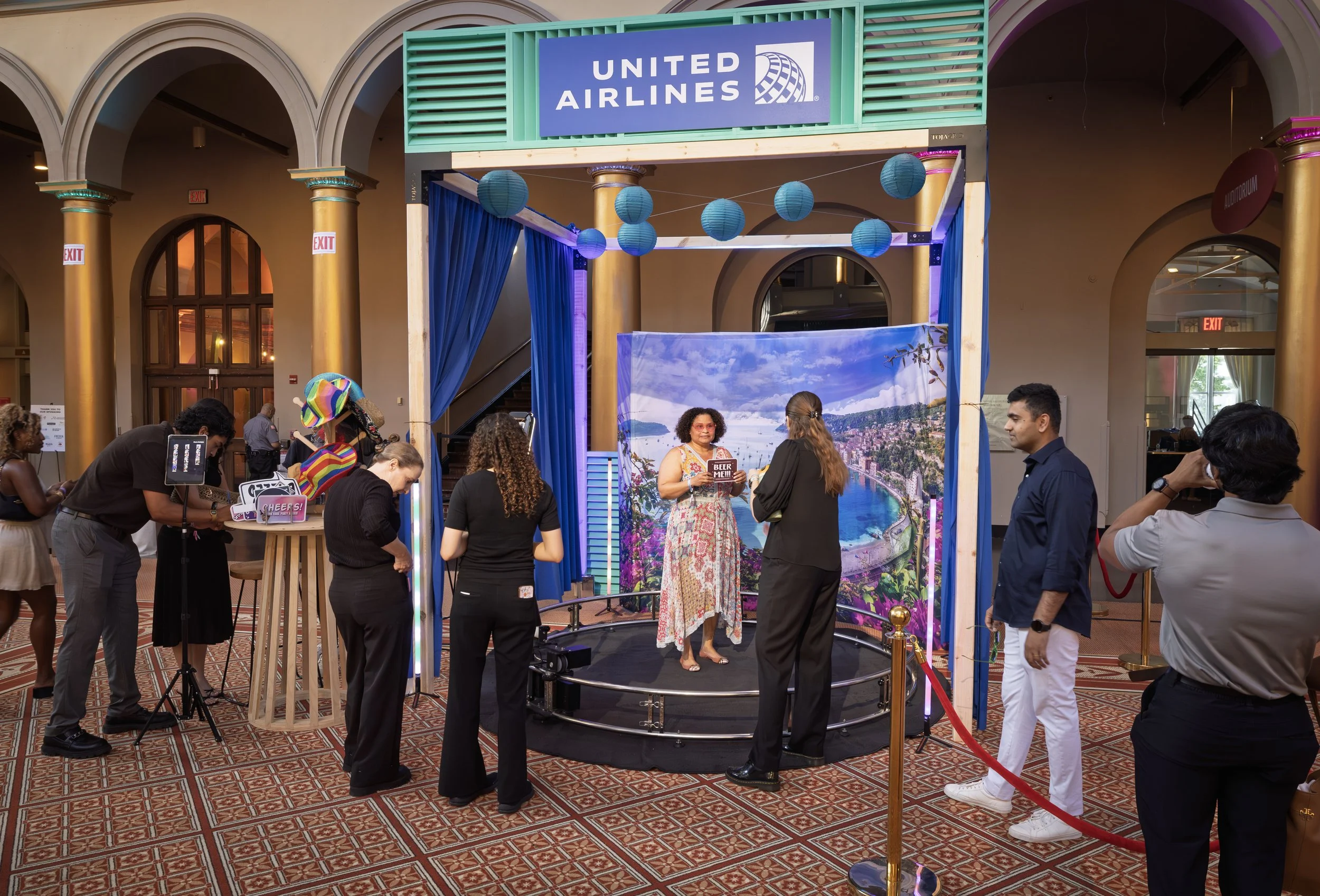 United Airlines event sponsorship during Washingtonian's Best of Washington event 2025